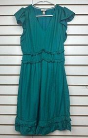 Knox Rose Teal Midi Dress Sz Small