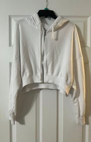 Cropped Full Zip Hoodie