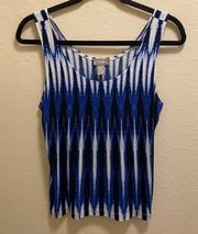 Chico's Traveler Tie Dye Slinky Tank Top Size 1 (Medium 8)