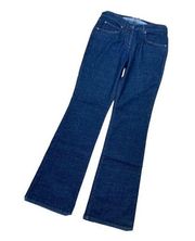 Eileen Fisher Bootcut Denim Jeans Womens XS Dark Wash Cotton Stretch Casual Pant