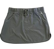 Nicole Miller Size Large Gray Active Athletic Skirt