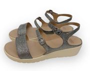 Johnston & Murphy Pewter CLARA Sandal