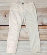 2B  White Rhinestone Jeans