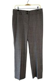 NWT Ann Taylor Curvy Fit Straight Leg Size 8 Lined Wool Blend Trousers