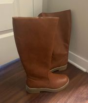 High Brown Boot