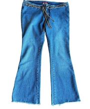 Vintage Y2K Union Bay Low Rise Lace Up Jeans