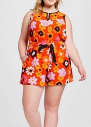 for Target Retro Floral Romper