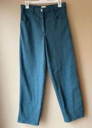 Wilfred Free Archer High Waisted Teal Pants Women's Size 8