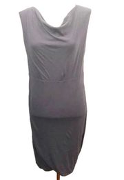 James Perse Soft Drape Dress in Pollock Gray