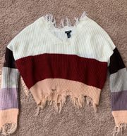 Fringed Sweater