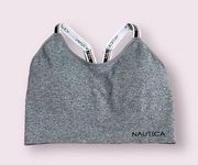 Nautica Grey Women’s Sports Bra Size 2X