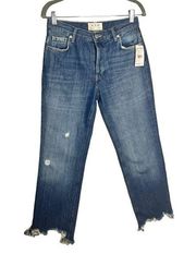 NWT We the Free Cropped Straight Leg Jeans