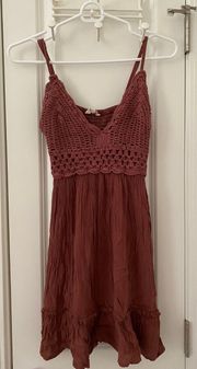 Burgundy Dress