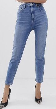 ASOS Farleigh High Rise Slim Mom Jeans 28