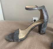 Gray Snake, Print Heels