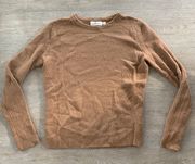 Tan Cashmere Sweater (M)