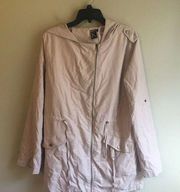 K by Kinnucan's large beige jacket