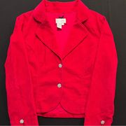 Live A Little Women’s Lightweight Corduroy Jacket Size L