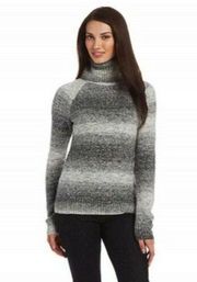 Columbia Gray Ombre Hombre Turtleneck Sweater L