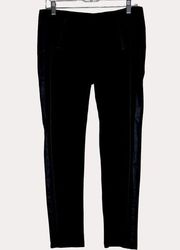 Ci Sono Faux Leather Trim Skinny Pants Leggings Stretch Black XL am