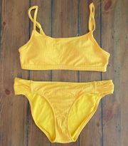 Yellow Bikini Set Size Medium