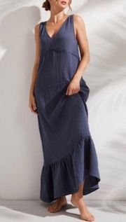 NWT Suzanne Betro 100% cotton gauze maxi dress 1X