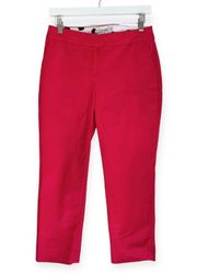 Boden Women’s Straight Leg Crop Pants in Pink Size 6 Regular