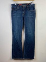 AG Adriano Goldschmied The Angel Stretch Boot Bootcut Low mid rise blue jeans 28