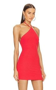 Michael Costello x REVOLVE Camille Open Back Dress Size S in Red