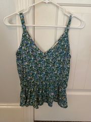 Sienna Sky Floral Cinch Waist Tank