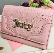 Juicy couture wallet in pink diamond