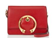 Red Leather Madeline Shoulder Bag Purse Crossbody