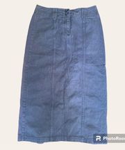 Denim Maxi Skirt