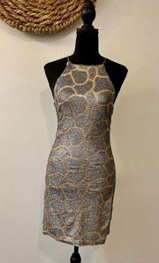 Sequin Mini Dress Size Small