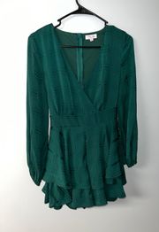 Green Long Sleeve Dress