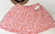 Abound PaperBag mini Skirts size MEDIUM Coral Pink