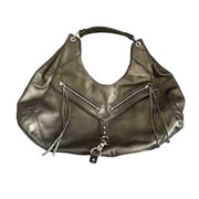 Botkier Trigger Hobo Gold Leather Handbag