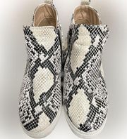 Snake skin Ankle Sneakers