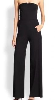 Strapless Wide Leg Jumpsuit