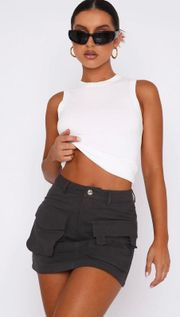 White Fox Weekend Travels Cargo Skirt