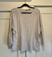 | Basic Grey Long Sleeved T-Shirt Size XL