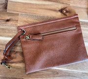 Street Level Brown Wristlet