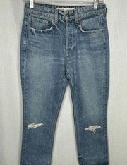 GRLFRND Karolina High Rise Crop‎ Jeans