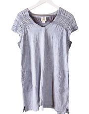 Maeve Anthropologie Paz Chambray Denim Tunic Dress Small