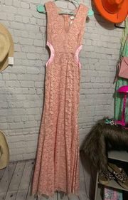 Formal Maxi Dress with cutouts Size- S