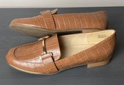 Liz Claiborne Women's Times Tan Croc Loafers