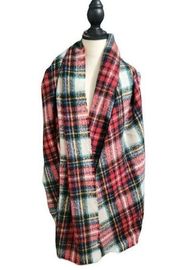 Old Navy Super Soft and Cozy Blanket Scarf Multi Plaid