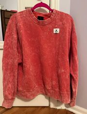 Red/Pink Fade  Crewneck