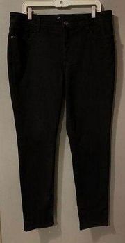 St John’s Bay Black Skinny Leg Jeans NWOT Size 16