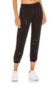 Michael Lauren NATE CORE CROP SWEATPANT STYLE: ML-7059-HAC-BLK-XS (F7)